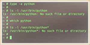 Python-command-not-found