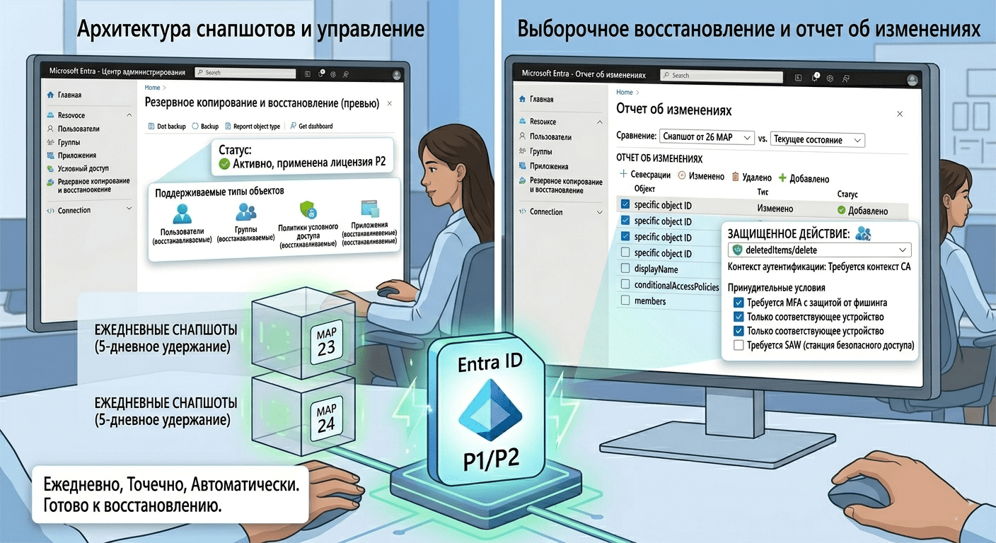 entra резервное копирование