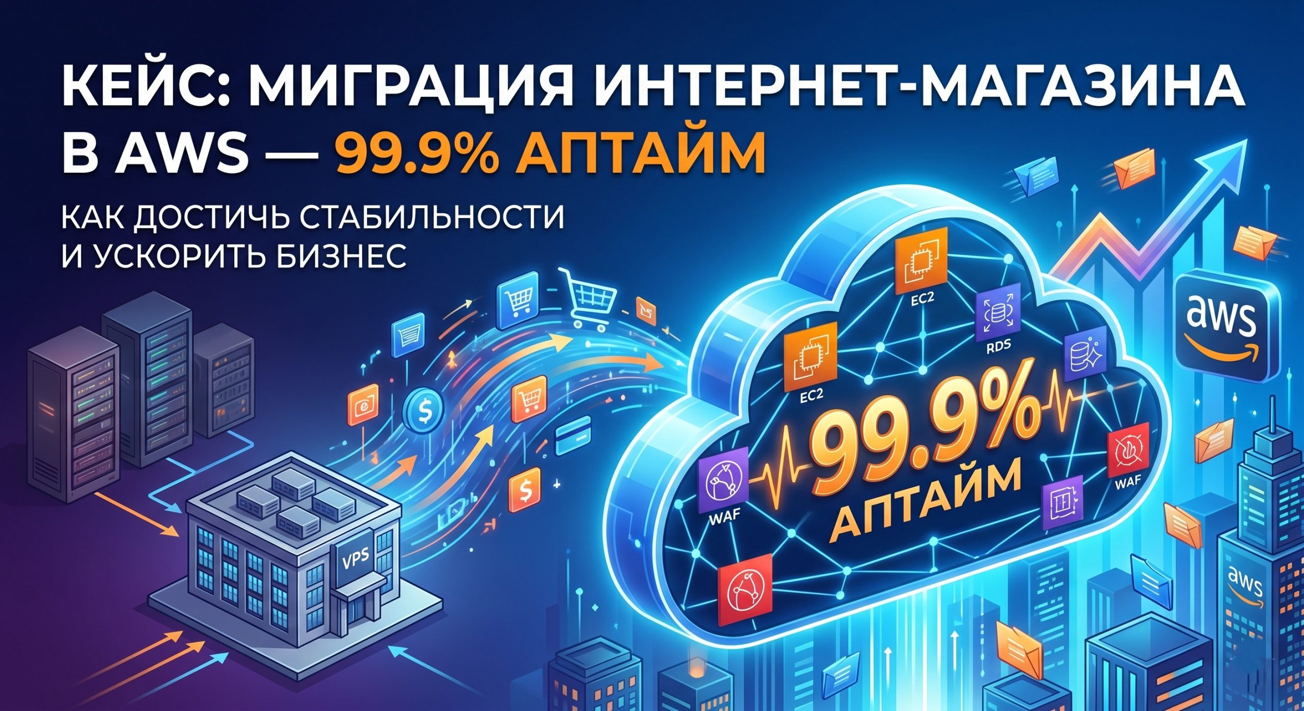 миграция в AWS кейс избавляет от downtime.