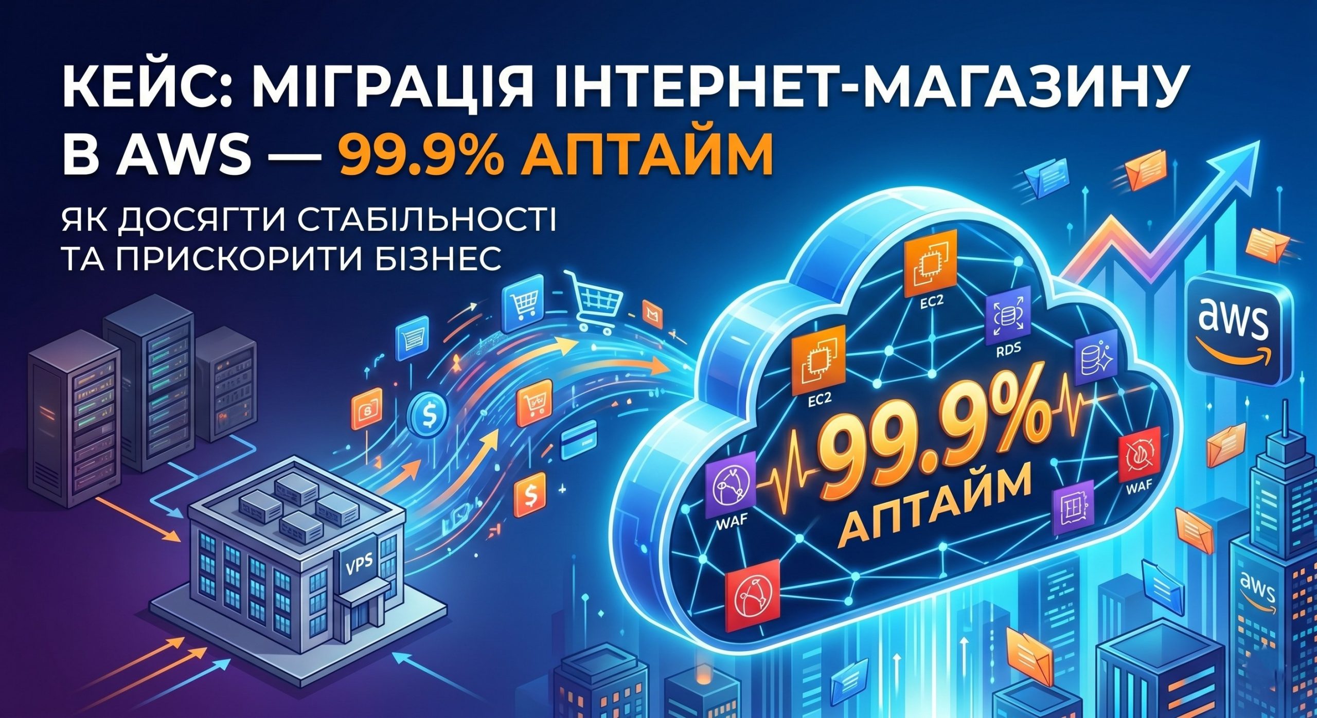 міграція в AWS кейс позбавляє downtime