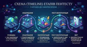 Покроковий алгоритм проведення пентесту: від розвідки OSINT до технічного звіту